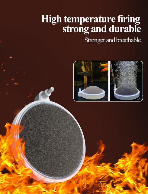 UPETTOOLS Aquarium Air Stone Fish Tank Bubbler Small Nano Air Bubble Stone Super-High Dissolved Oxygen Diffuser Makes Super Tiny Bubbles 3.2 Inch ...