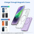 Magnetic Portable Charger Power Bank 5500mAh,Slim Wireless Portable Charger with LCD Display,PD Fast Charging USB-C Battery Pack Compatible with M...