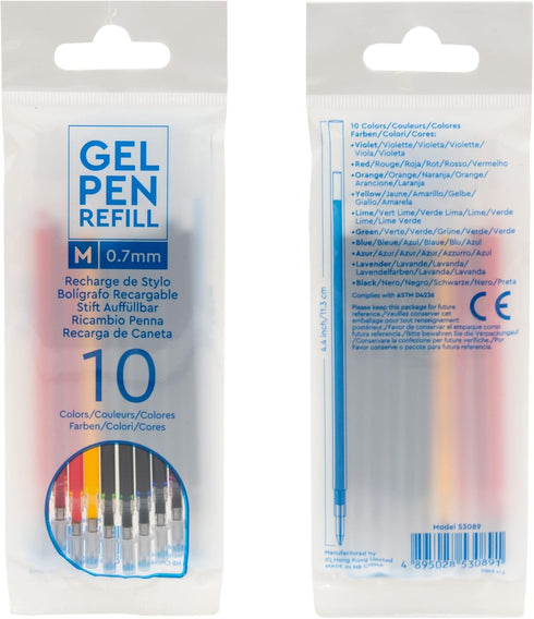 IQ - Gel Pen Refills - 10 Pack, Compatible with Lego Gel Pens...
