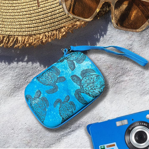 WIRESTER Ocean Sea Turtles Digital Camera Case, Camera Storage Bag Carrying Case Compatible with AbergBest 21 Mega Pixels 2.7 LCD Rechargeable HD,...