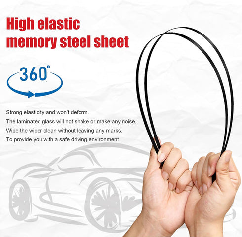 HRSNO® 12" Rear Wiper Blades Replacement for Toyota RAV4 2001-2012/Kia Soul 2010-2019/Toyota Yaris 2007-2019/Dodge Durango 2011-2023/Toyota RAV4 2...