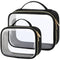 PACKISM Clear Makeup Bags - TSA Approved Toiletry Bag with Handle Large Opening, Clear Toiletry Bags for Traveling Travel Essentials, Clear Travel...