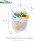 Quick-Fetch Way Mesh Bath Toy Holder, Wide Opening and Large Capacity Bath Toy Storage for Quick Access to Toys, Space-Saving Wall-Mounted Bath To...