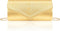 Larcenciel Women's Evening Handbags, Fashion PU Leather Envelope Clutch Purse w/Chain for Date Night Wedding Cocktail Party...