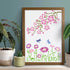 Wildflower Stencils for Painting on Wood, Vine Cherry Blossom Bird Tree Leaf Stencils for Crafts Reusable Wood Burning Drawing Art Paint Stencils ...