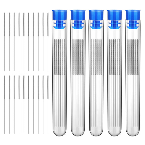 50 Pieces 3D Printer Nozzle Cleaning Kit,0.4 mm Stainless Steel Needles Cleaner 3D Printer Nozzle Cleaner 3D Printer Accessory...