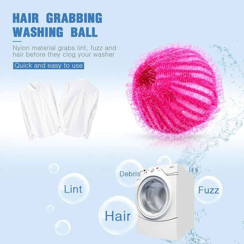 Blulu 30 Pieces Pet Hair Remover for Laundry Dryer Balls Reusable Washing Machine Hair Catcher Pet Dog Cat Catcher Lint Remover (Light Blue,Blue,G...