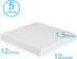 Silverlake Professional Craft Foam Boards - American-Made Hard Foam - 5-Pack 12x12x1.5 EPS Sheets for Dioramas, Models & Art Projects...