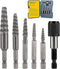 Damaged Screw Extractor Set, Easy Out Bolt Extractor with Quick Change Adapter for Easily Remove Broken Bolts, Stripped Screws, Studs, 6-Piece...