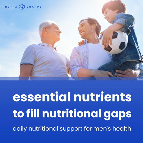 NutraChamps Men's Multivitamin Gummies | Vitamins A, B, C, D, E, Biotin, Folic Acid | Daily Multivitamin for Men | Chewable Men's Gummy Multivitam...