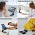 Wireless Charger, 2 in 1 Dual Wireless Charging Stand, Adjustable Phone Holder for Desk 10W Qi Fast Charger Compatible with iPhone 14/13/12/11/Pro...