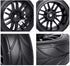 4-Pack 1:10 Scale RC On-Road Racing Tires and Wheels with Foam Inserts 12mm Hex Hub Fits for Traxxas Redcat Tamiya TT-02 (Color A)...