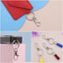 Metal Swivel Snap Hooks with Split Key Rings Keychain for Lanyards Jewelry Findings (60 Pieces)...