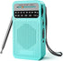 Portable Radio AM FM, Goodes Transistor Radio with Loud Speaker, Headphone Jack, 2AA Battery Operated Radio for Long Range Reception, Pocket Radio...