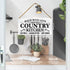 Country Kitchen Wood Sign Decor, Farmhouse Door Wall Sign Decoration for Rustic Kitchen Dining Room Decor Hanging Sign, Housewarming Gifts for New...