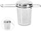 Tea Infuser,Stainless Steel Tea Steeper Fine Mesh Filters, Large Capacity Tea Strainer With Folding Handle And Lid,Hanging On Teapots Mugs Cups To...