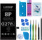 Upgraded Battery Replacement Kit for iPhone 8 Plus, High Capacity Replacement Battery for iPhone 8 Plus Battery A1864 A1897 A1898 with Repair Tool...