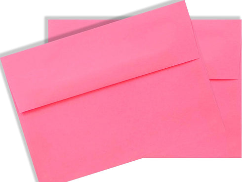 Hot Pink A7-25 Boxed 5-1/4" x 7-1/4" Invitation Envelopes from The Envelope Gallery...