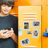 Magnetic Photo Pockets for Fuji Mini Instax Photos (Wallet Size) 10 Pack...