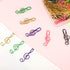Outus 200 Pcs Music Paper Clips 6 Colors Metal Musical Notes Paper Clips Treble Clef Paper Clips Funny Music Teacher Gifts for Desk Bookmark Offic...