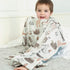 BORITAR Baby Blanket Soft Minky with Double Layer Dotted Backing, Lovely Animals Printed 30 x 40 Inch Receiving Blanket...