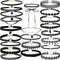 YOKER 22 Pcs Black Velvet Choker Necklaces for Teen Girls and Women Choker Set Classic Lace Tattoo Charm Girls Stretch Necklace...
