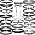 YOKER 22 Pcs Black Velvet Choker Necklaces for Teen Girls and Women Choker Set Classic Lace Tattoo Charm Girls Stretch Necklace...