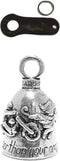 Guardian Bell Guardian Angel Motorcycle Bell Bike Accessory with Black Bell Hanger - Never Ride Faster than Your Angel can Fly...