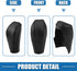 Gear Shift Head Knob Cover Transmission Lever Trim for BMW E60 2005-2008 Faux Leather Black...