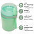 Goodful Double Wall Insulated Yogurt Container, Leak Proof Food Storage, Snack Container with Reusable Plastic Spoon, Microwave Safe, Dishwasher s...