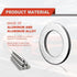 50PCS Aluminum Engine Oil Drain Plug Washer Gaskets 94109-14000 Compatible with Honda Part...