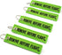 Remove Before Flight Keychain - Lime Green - 5pcs...