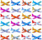 50 Pcs Foam Gliders Planes Toys for Kids, Paper Airplane, Party Favors Goodie Bag Stuffers, Outdoor Flying Toys, Bulk for Classroom Prizes Boys an...