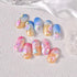 5D Summer Nail Art Stickers, 5D Embossed Ocean Nail Decals Seashell Starfish Whelks Ocean Summer Nail Art Supplies Luxurious Summer Nail Design fo...