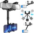 SXhyf Rear View Mirror Phone Holder, 2023 Rotatable and Retractable, Universal Mount, Cell Car Fit for iPhone 11 12 13 14 Pro Max Samsung All Phon...