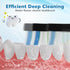 6 Pack Replacement Replacement Brush Heads for Waterpik Sonic Fusion Flossing Toothbrush Compatible with Sonic Fusion SF01/SF02 and Sonic Fusion 2...