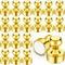 VNDUEEY 20 Pcs Refrigerator Magnets, Gold Metal Push Pin Magnets, Small Strong Magnets for Whiteboard, Fridge Magnets, Office Magnets, Classroom M...