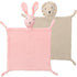 Organic Cotton Bunny & Lion Loveys Soft Breathable Newborn Security Blanket, Perfect Present for Baby Newborns, Toddlers Boy Girl, Neutral Muslin ...