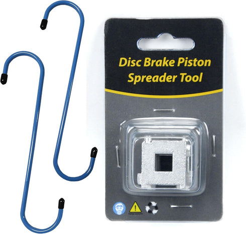 Brake tools,3/8" Disc Brake Piston Tool with 2PCS Brake Caliper Hangers, Manual Brake Caliper Wind Back Cube Tool for 3/8'' Driver,brake piston to...