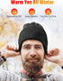 Bluetooth Beanie with Light, Mens Valentines Gifts, Valentines Day Gifts for Him Boyfriend Husband, Gifts for Men...