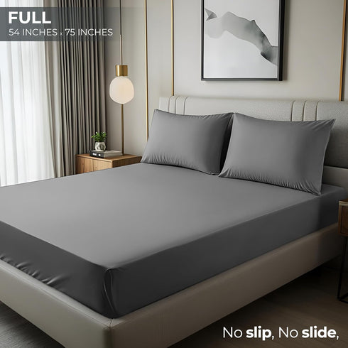 Utopia Bedding Full Fitted Sheet - Bottom Sheet - Deep Pocket - Soft Microfiber - Shrinkage and Fade Resistant - Easy Care -1 Fitted Sheet Only (G...