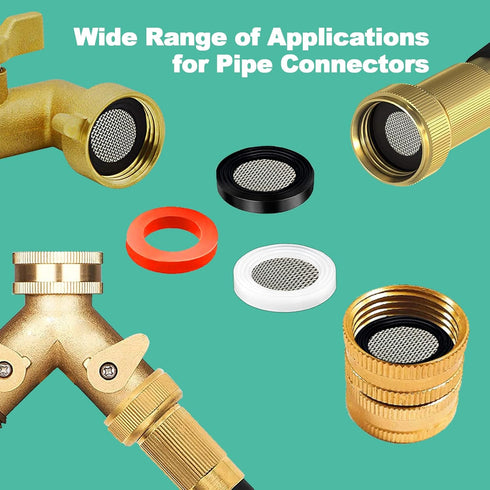 32 Size 258 PC Faucet and Plumbing Rubber Washers Assortment Kit for Assorted Garden Hose Valve Spigot Adapter Splitter Outdoor Faucet Bibb Shower...