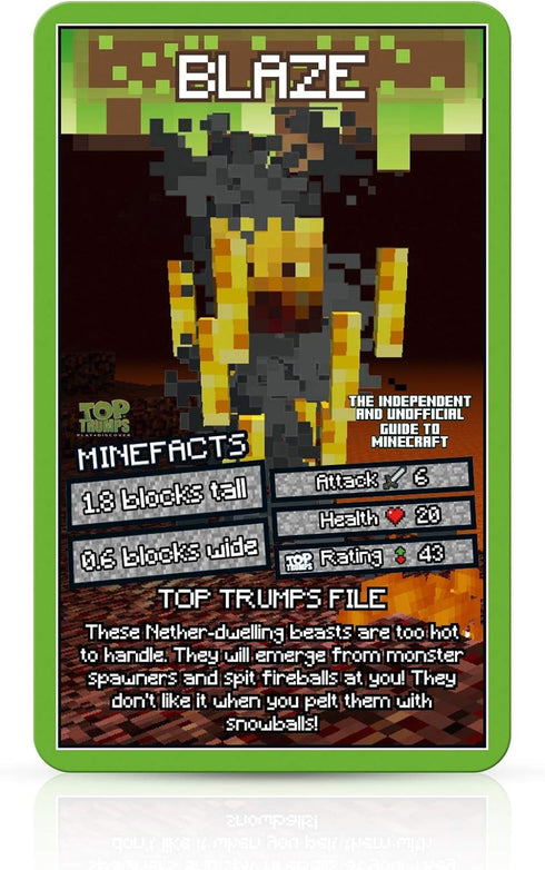 Top Trumps Card Game Minecraft - Family Games For Kids and Adults - Learning Games - Kids Card Games for 2 Players and more - Kid War Games - Card...