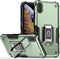 Case for iPhone Xs Max Case Kickstand Holder Built-in Magnetic Car Mount Shockproof Camera Protective Case for iPhone Xs Max Phone Case (Green)......