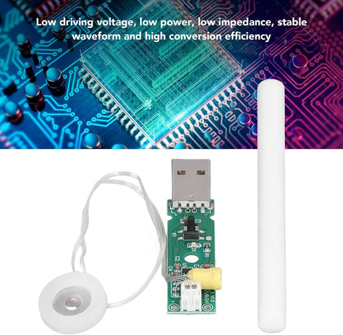 Mist Maker Humidifier,Atomization Module with Switch Control Timing Shutdown Humidifier DIY Mist Atomizer USB Board Atomization Modules 740 Holes ...