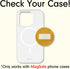 Sonix Magnetic Phone Grip, Removable Silicone Ring Loop Holder | Compatible with MagSafe | Glitter - Gold...
