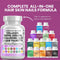 Collagen Pills 1000mg Biotin 10000mcg Keratin Saw Palmetto 2500mg Hyaluronic Acid - Hair Skin and Nails Vitamins and DHT Blocker with Vitamin E Fo...