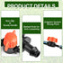 1/4 Inch Barbed Shut-Off Valve, 50 Pcs 1/4" Universal Drip Irrigation Tubing Coupling Valve, Plastic Manual Barb Valve for Garden, Flowers Pots, F...