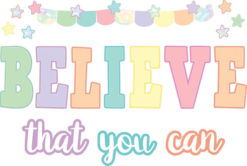 Teacher Created Resources Pastel Pop Believe That You Can Bulletin Board (TCR8412)...