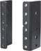 RIVECO 2U Vertical Rack Rails Kit Heavy Duty Server Rack Mount Rails 2 PCS Black...
